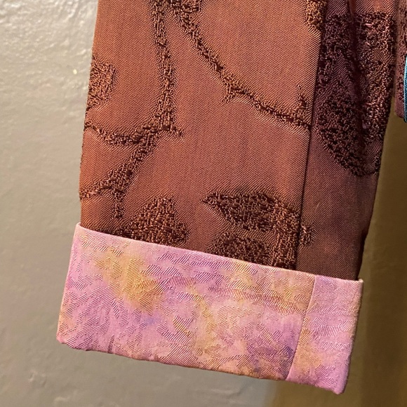 CHICOS Design Mixed Fabrics Patchwork  Jacket - Picture 9 of 16